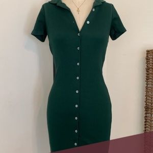 Brandy Melville Green Caroline Dress - One Size
